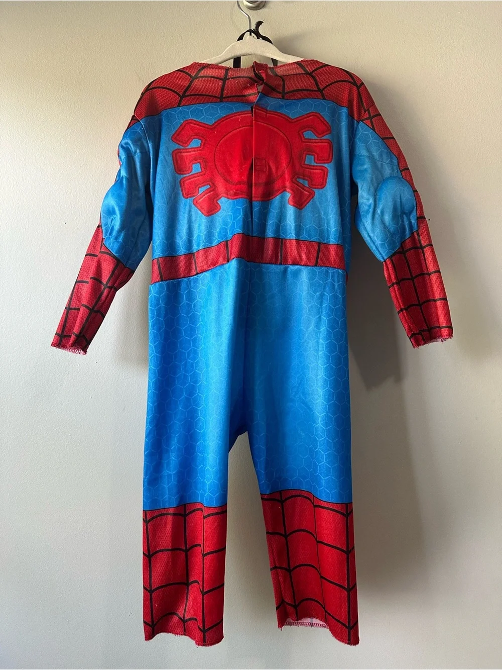 Jazwares Spiderman Superhero Costume Red and Blue with Mask 2T Halloween Play